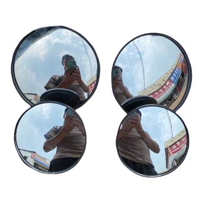 三轮摩托车配件大全快递三轮车后视镜反光镜倒车镜圆凸镜改装通用