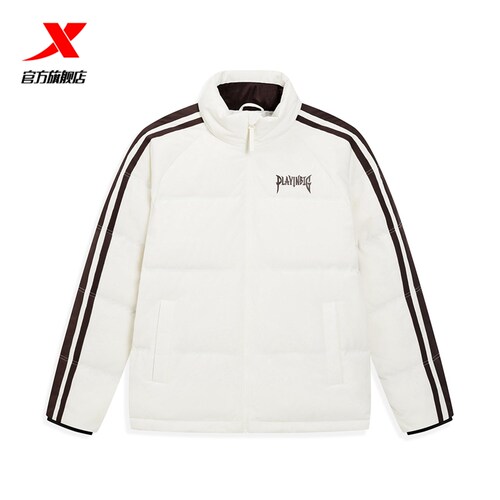 特步羽绒服男士2025年冬季新款运动上衣保暖风衣外套975429190134