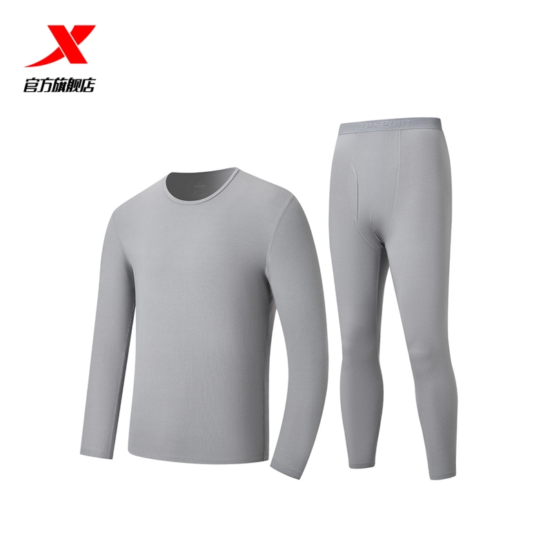 特步男运动保暖内衣套装男2024年新款秋冬长裤长袖976439860862