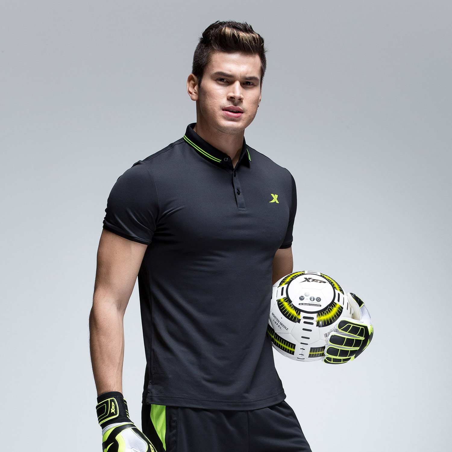 Polo sport homme XTEP - Ref 556901 Image 3