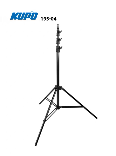 KUPO 铝制轻型便携三脚架影视灯外拍摄影室闪光灯架支架195-04