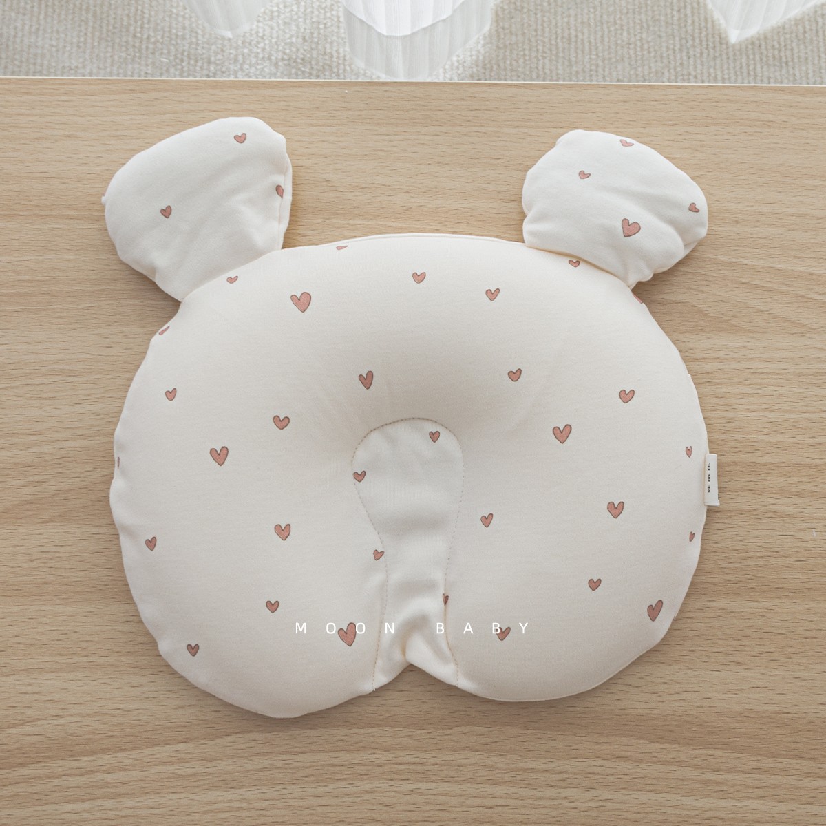 娃丽比新生儿防偏头定型枕头