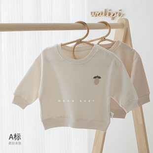 百搭休闲春秋款 男女中性款 冬外穿T恤上衣 婴童长袖 娃丽比2025卫衣