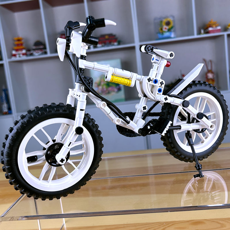 二八大杠电动自行单车积木山地车