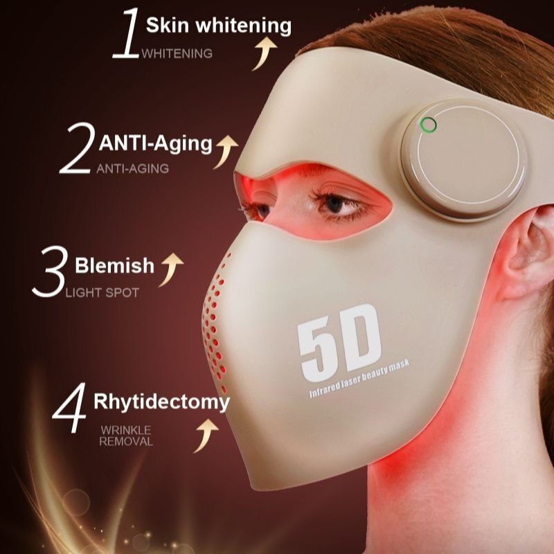 彩光5D立体510K光子面膜仪嫩肤原光面罩美容仪牛奶光子大排灯红光,美容美体仪器,LED/光类美容仪,淘宝优惠券,粉丝福利购,淘宝优惠卷