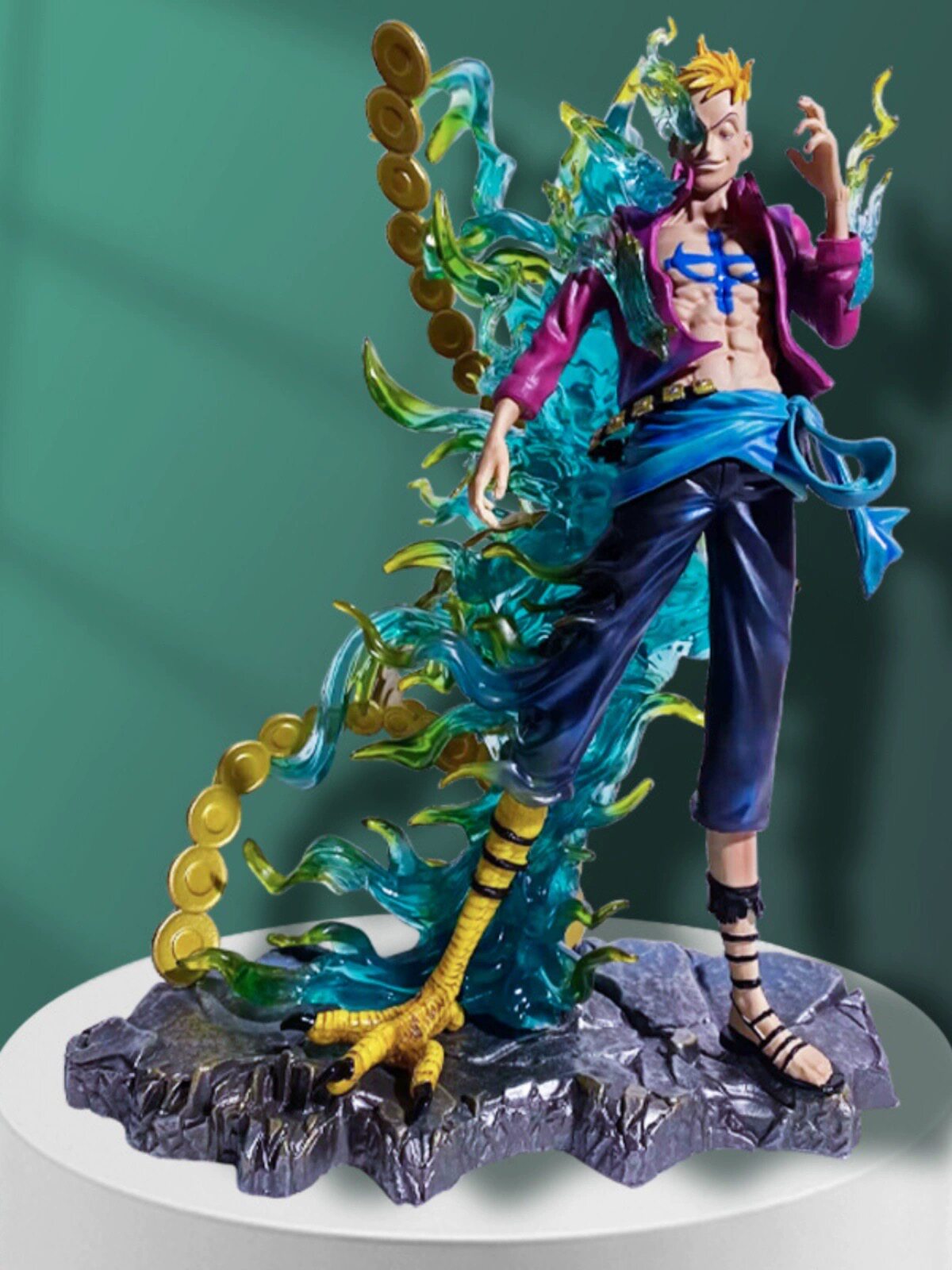 日本海贼王和之国不死鸟马尔科白胡子海贼团队长gk手办送男生礼物