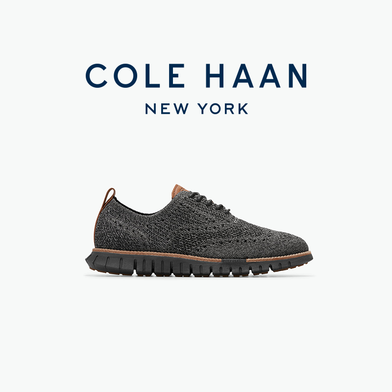 Cole Haan/歌涵 男鞋牛津鞋 透气针织网面鞋休闲鞋C39594