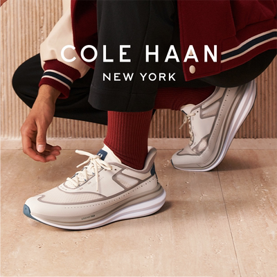 Cole Haan26新款休闲鞋男鞋轻盈透气运动跑步鞋C40100