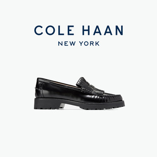 Cole Haan/歌涵 女士乐福鞋 时尚休闲一脚蹬小皮鞋单鞋W35068