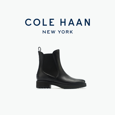 Cole Haan/歌涵 新款女士时装靴中筒 切尔西靴子女W34005