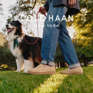 Cole Haan/歌涵 男士乐福鞋 新款牛皮革一脚蹬休闲单鞋C42734