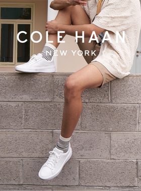 【明星同款】Cole Haan/歌涵 男款小白鞋透气板鞋休闲鞋C35573