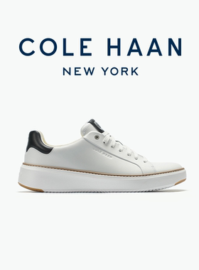 Cole Haan/歌涵 休闲运动鞋 牛皮革鞋面板鞋时尚小白鞋 C34226