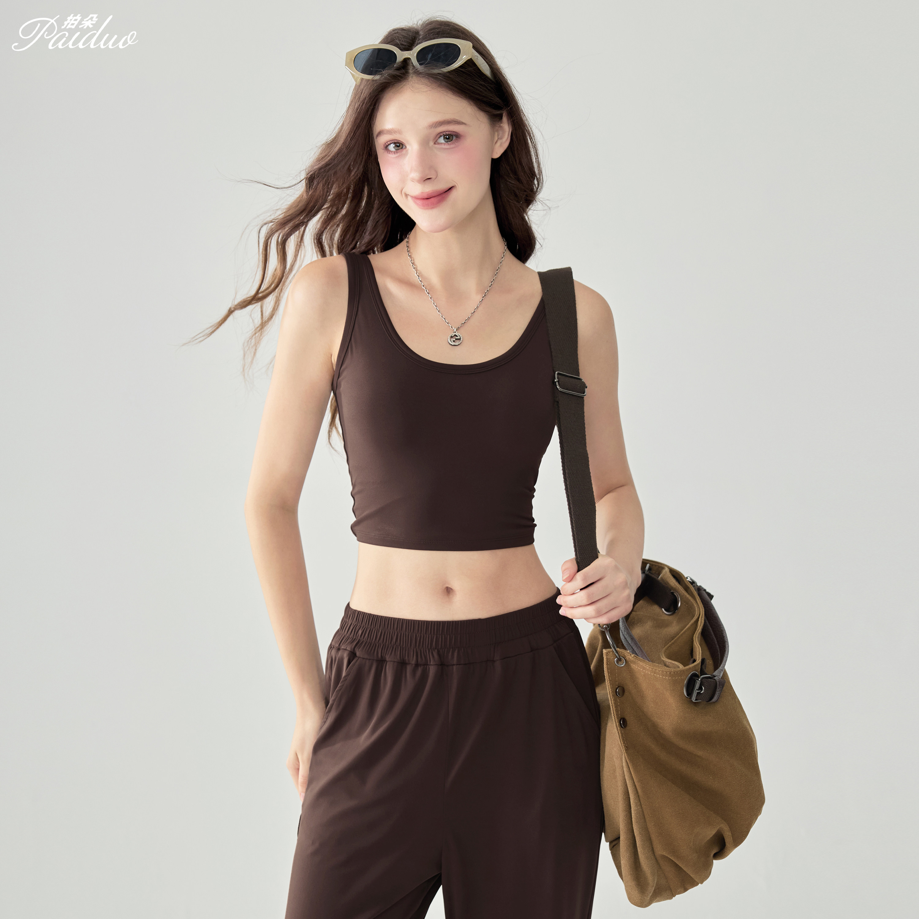 拍朵带胸垫运动背心女性感美背瑜伽文胸bra跑步训练健身内衣外穿,运动/瑜伽/健身/球迷用品,瑜伽背心,淘宝优惠券,粉丝福利购,淘宝优惠卷