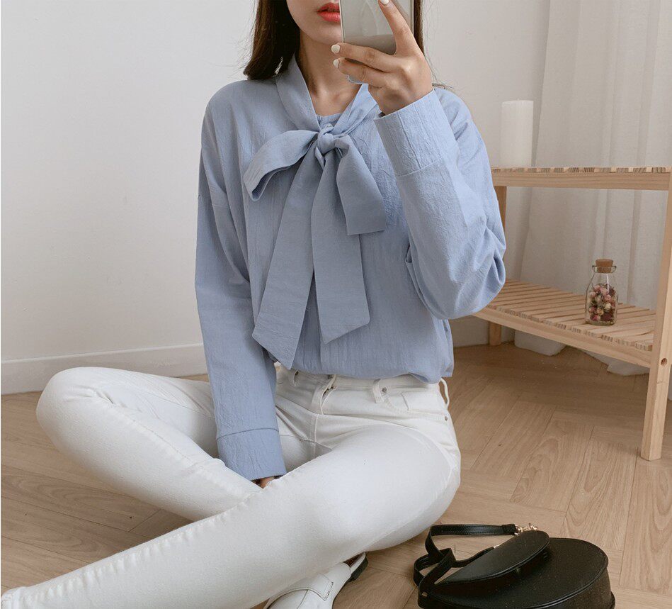 Sweet Restaurant the republic of korea Official website quality goods Agency purchase ggsing Sweet lady Solid Frenum shirt 4.12in the Women's clothing/Boutique , Shirt  category - from Buy2taobao.com to provide professional Taobao agent buy service