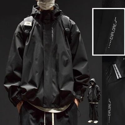 黑武士冲锋衣男三合一可拆防风防水秋冬机能台州三门夹克外套春秋