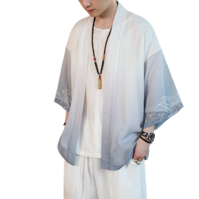 冰丝防晒衣男夏薄款外套古风