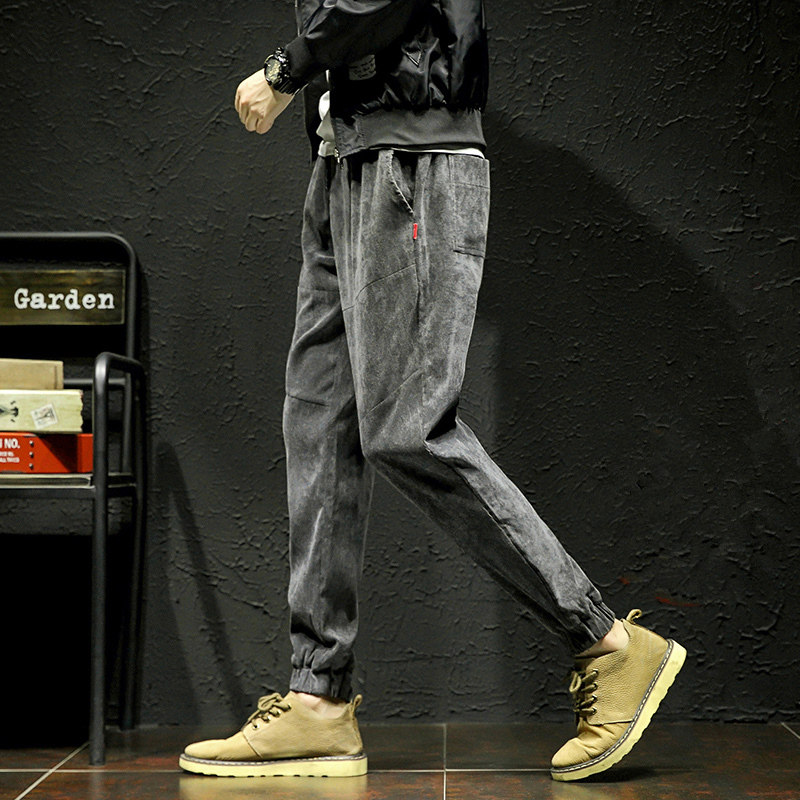 秋冬厚款中年男士休闲裤中老年人加绒宽松男裤灯芯绒爸爸条绒裤子在类目 男装, 休闲裤中 - 来自Buy2taobao.com提供专业的淘宝代购服务