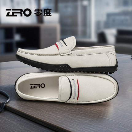 ZRO零度官方旗舰25春季新款时尚软底驾车鞋一脚蹬乐福鞋男士皮鞋