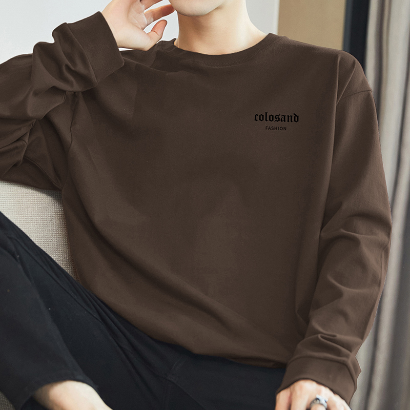 长袖260g重磅纯棉T恤亲肤柔软