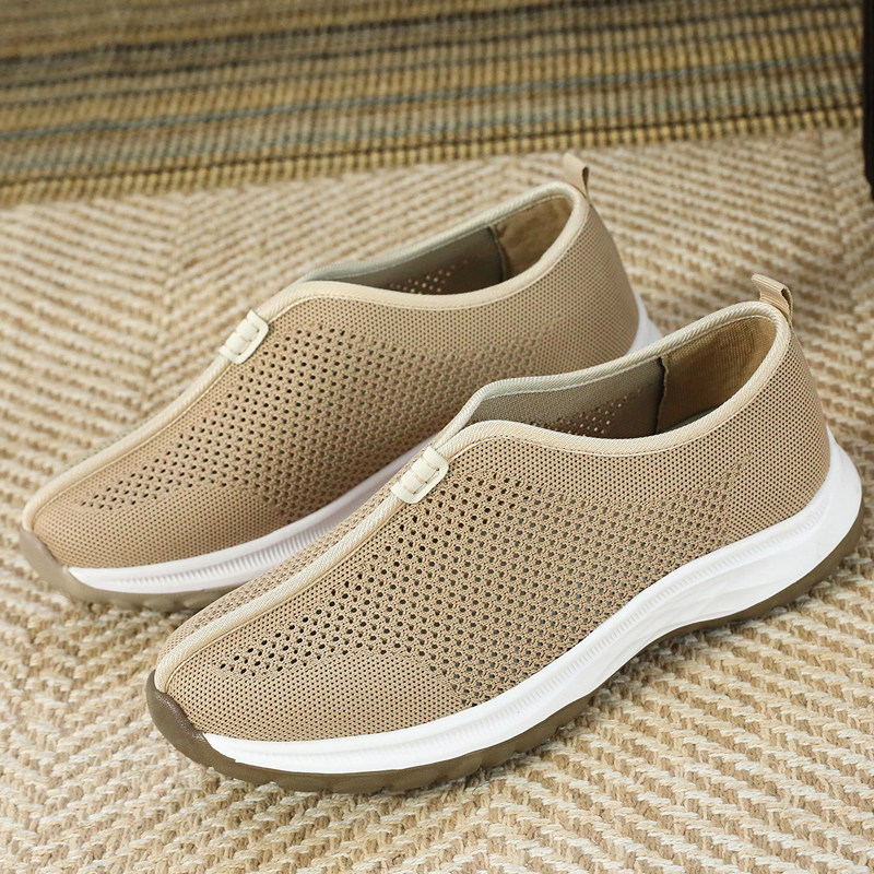 夏季网眼透气复古中国风僧鞋舒适软底老北京布鞋潮男网面休闲鞋子