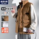 外套 男装 棉马甲男外穿冬季 保暖加厚青少年潮宽松胖子加肥加大大码