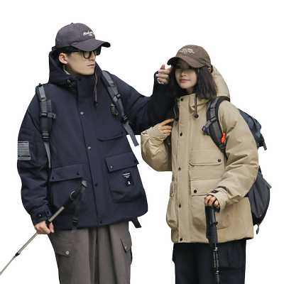 大码羽绒服男2025新款冬季保暖