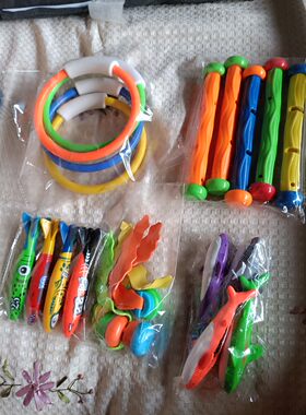 儿童游泳训练潜水玩具幼儿沉水下海边水育早教亲子游泳池教具套装