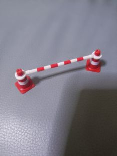 12件套微缩道路护栏组合道路施工模型道路阻车器道路汽车障碍物