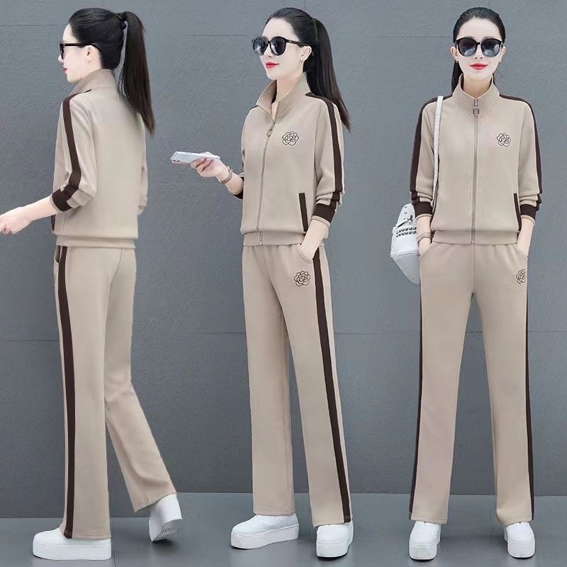 休闲运动服套装女春秋新款