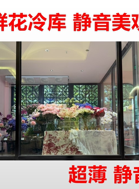 123匹鲜花水果蔬菜冷藏小型餐车制冷凉菜猪肉柜制冷机后补式冷库