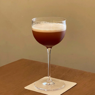 酒吧调酒鸡尾酒杯 玻璃高脚杯 尼克诺拉马天尼杯特调咖啡拿铁日式