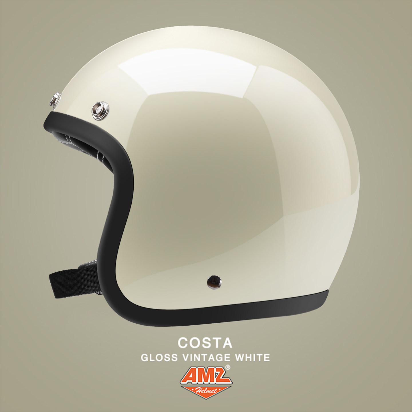 海外-AMZ头盔摩托车半盔男女四季复古巡航踏板机车头盔四分之三盔