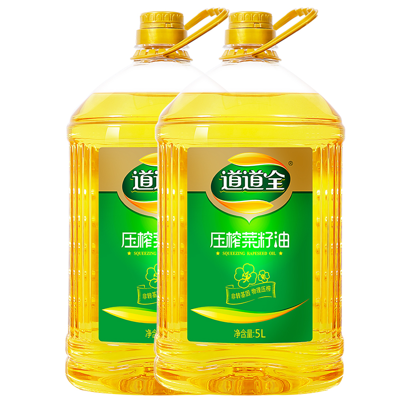 道道全压榨菜籽油转基因家用