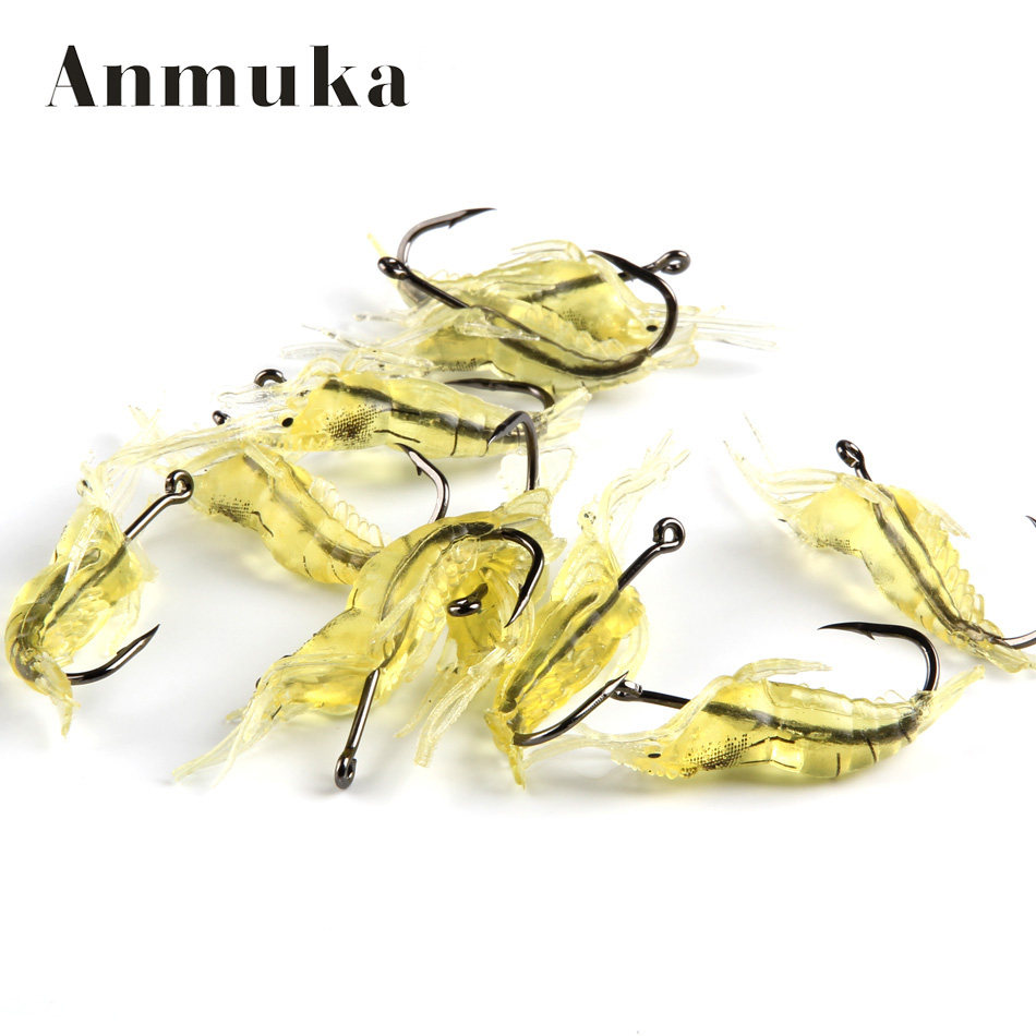 夜光路小草虾亚饵4cm带钩虾仿真饵 翘嘴鲈鱼罗非淡水通杀夏季钓鱼,户外/登山/野营/旅行用品,路亚饵,淘宝优惠券,粉丝福利购,淘宝优惠卷