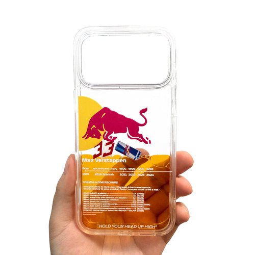围场猫咪F1 红牛液体流麻维斯塔潘iPhone17promax 手机壳