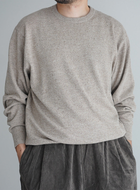 日本Still By Hand羊毛蚕丝捻纱套头针织衫KN03253