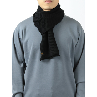 日本Batoner经典美丽诺羊毛不起毛球针织围巾