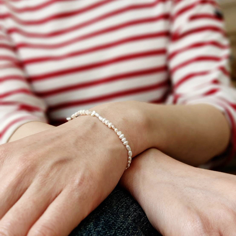 小巧手链ampjapan情侣珍珠星星