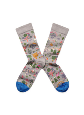 法國品牌Bonne Maison Elephant Country 大象家鄉中長統襪