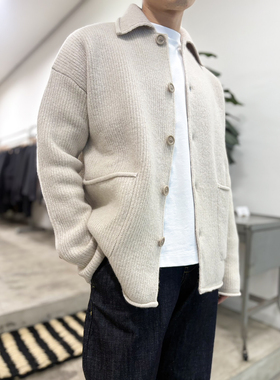 法国Casey Casey Rove羊毛大口袋针织外套