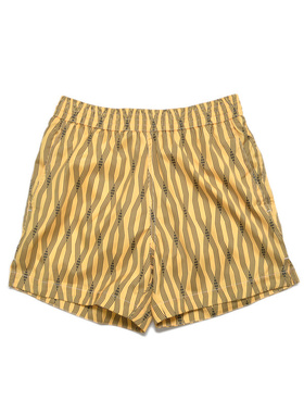 葡萄牙LA PAZ Morais Swimshorts不规则图沙滩裤泳裤黄色葡萄牙制