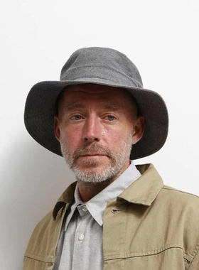 日本FUJITO复古越战丛林抗撕裂水洗棉圆形渔夫帽休闲帽野战帽灰色