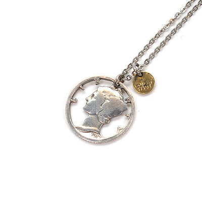 日本墨丘利10手工吊坠项链