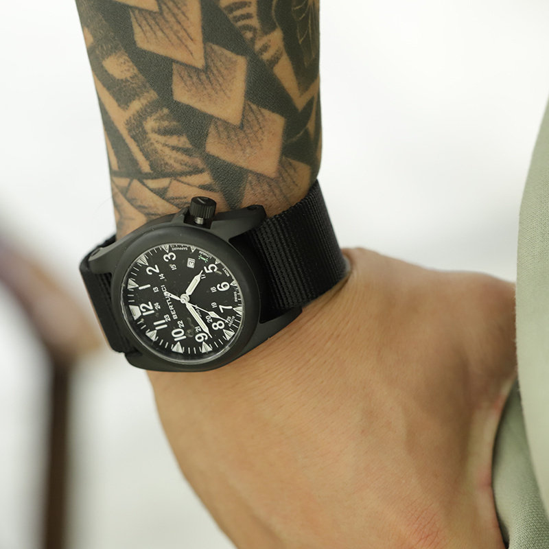 夜光欧美大表面战术野战腕表