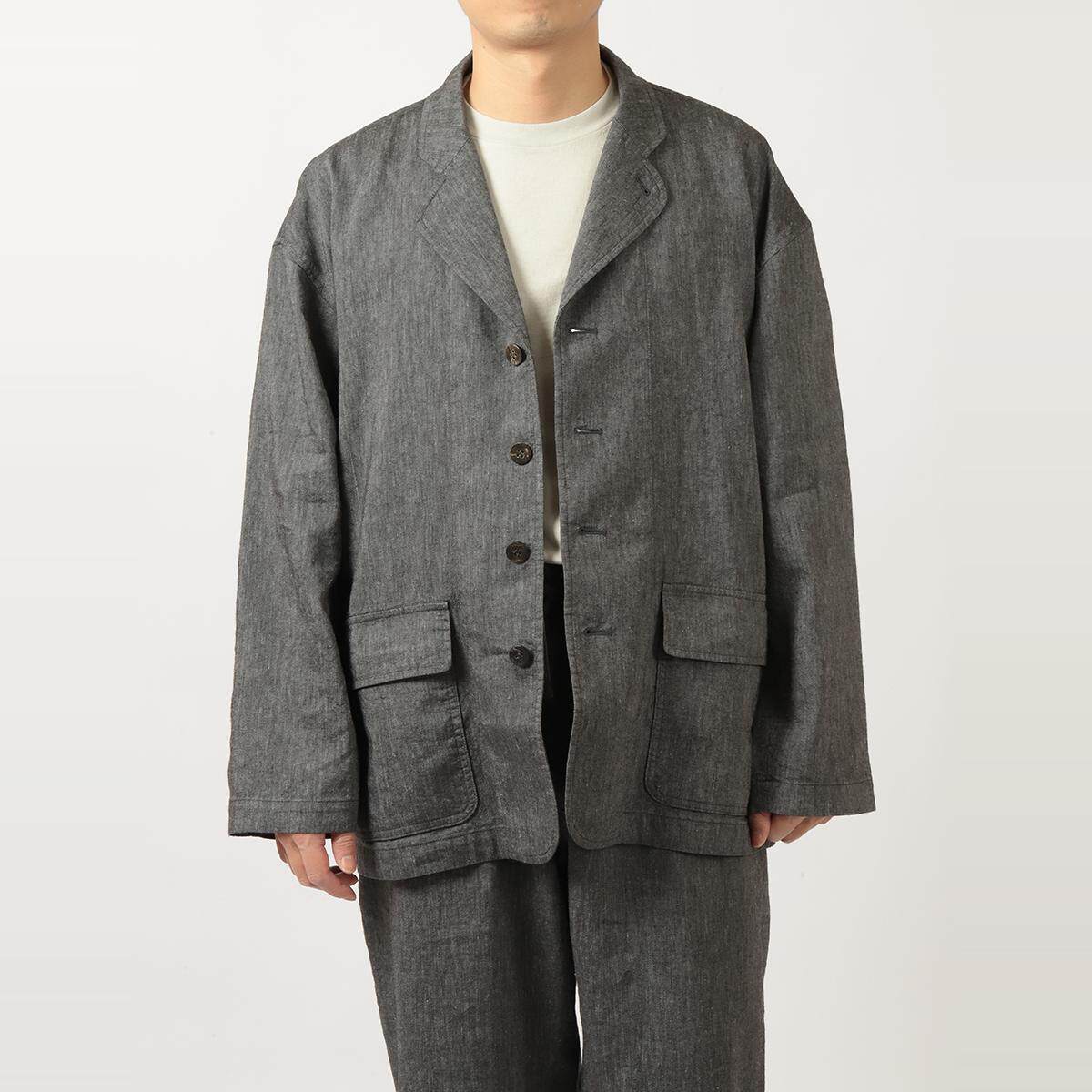 日本亚麻羊毛凉爽轻量手工染西服