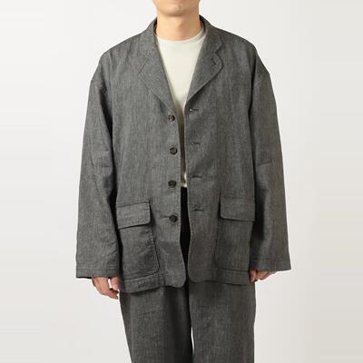日本亚麻羊毛凉爽轻量手工染西服