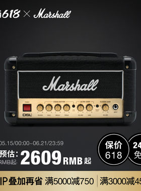 Marshall DSL系列马歇尔吉他音箱箱头全电子管分体式音响小巧便携