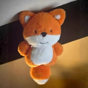 轧戏同款小狐狸可录音毛绒玩偶大笨蛋公仔春节情人节送女朋友礼物