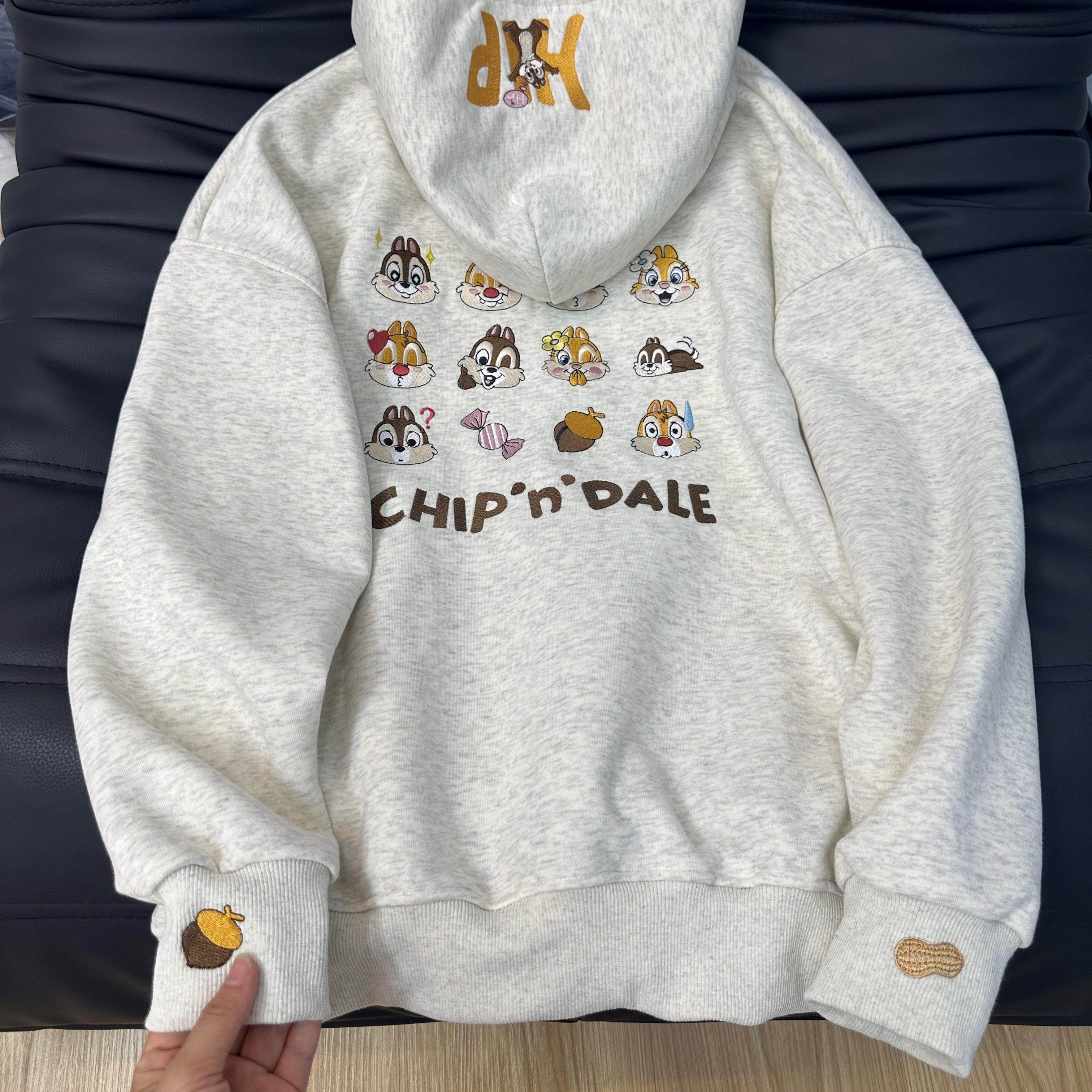 重工刺绣卡通韩国东大门时尚宽松大码连帽卫衣女2024新款爆款外套,女装/女士精品,卫衣/绒衫,淘宝优惠券,粉丝福利购,淘宝优惠卷